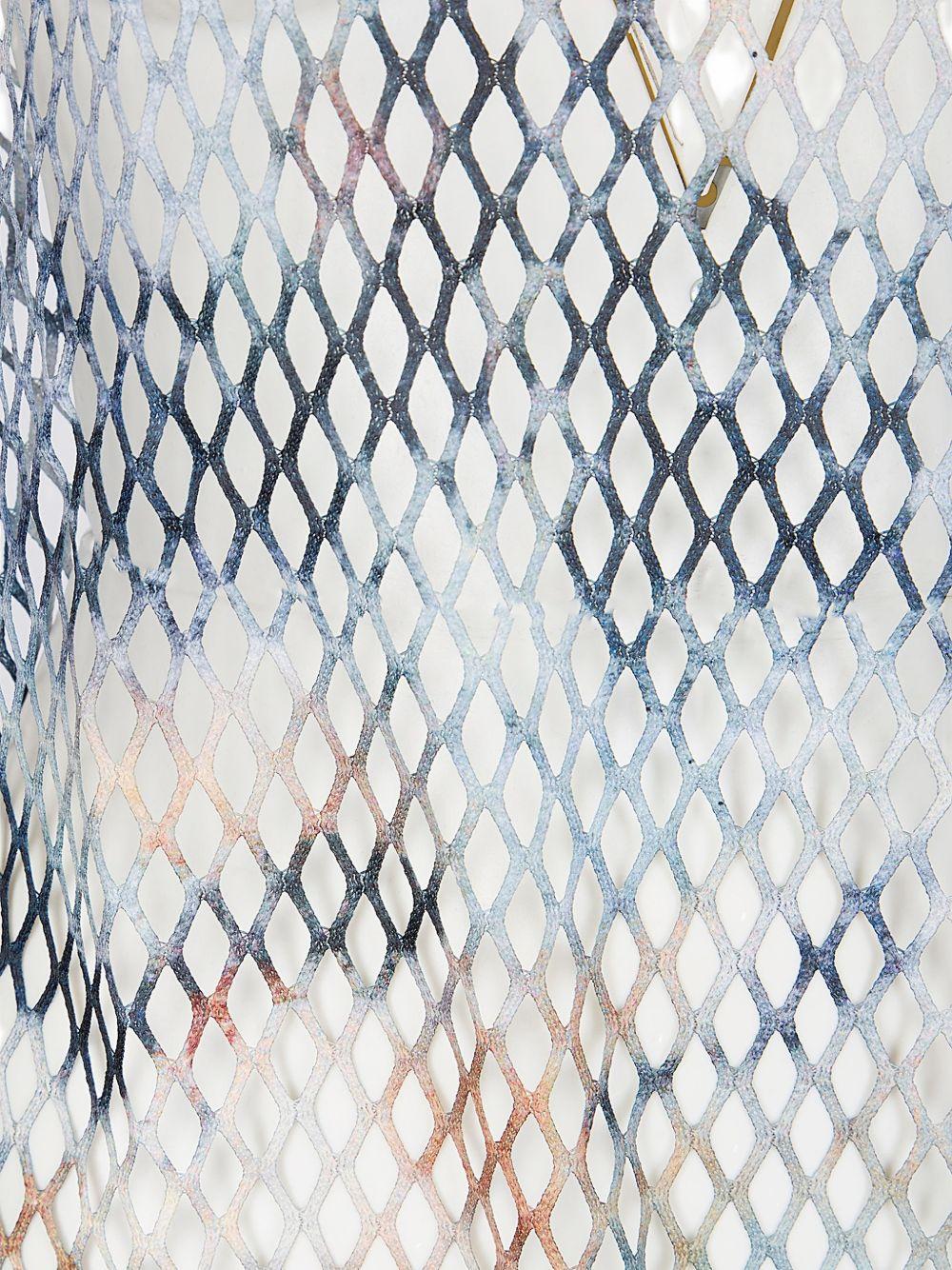 DIESEL Abito corto in rete con spalline sottili