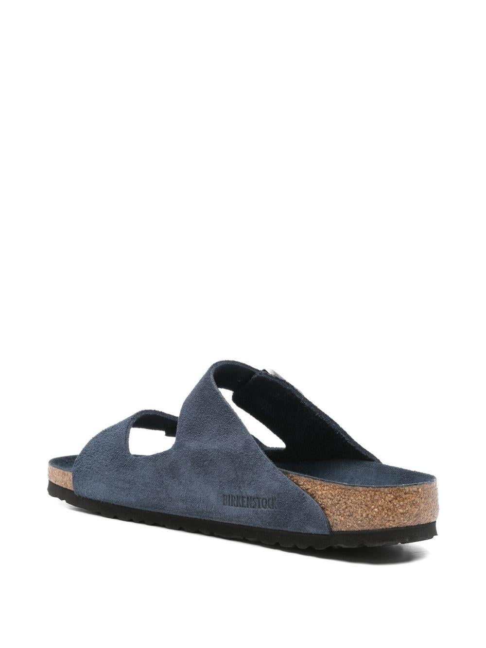 BIRKENSTOCK Ciabatte Arizona in suede blu