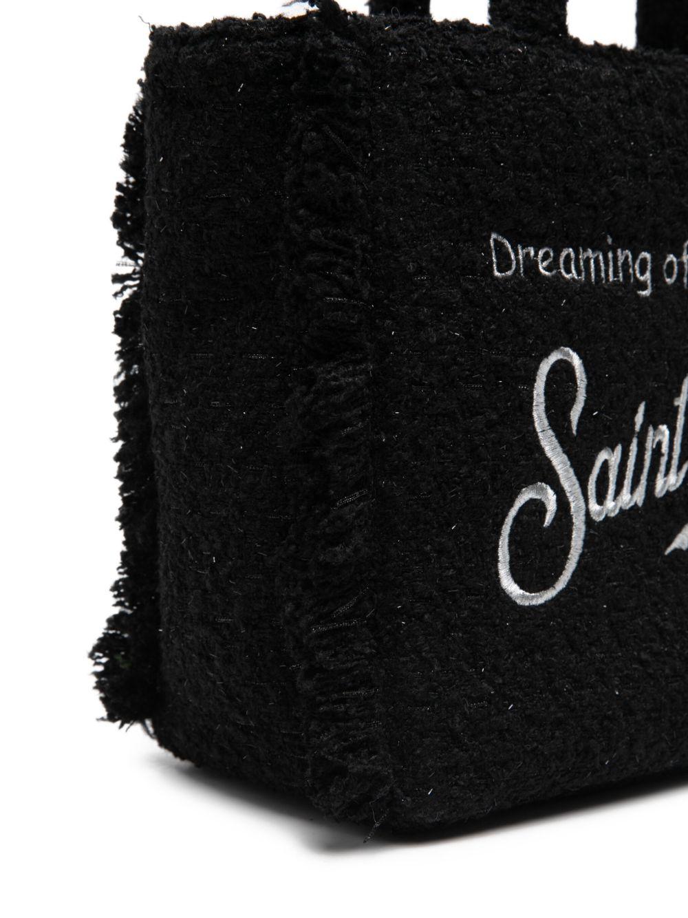 MC2 SAINT BARTH Borsa tote 'Colette Tweed' nera