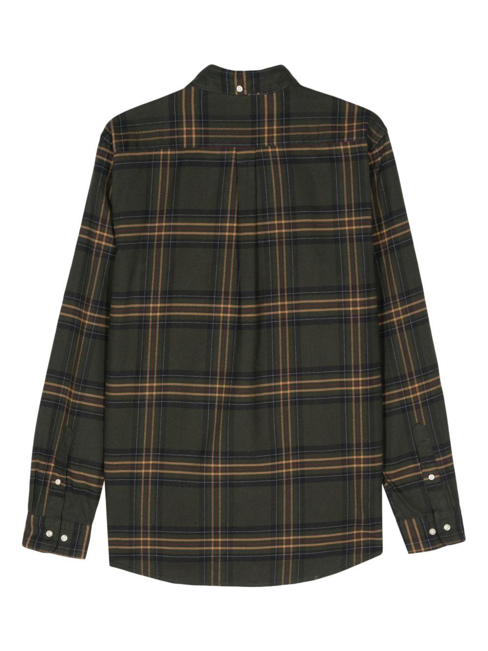 BARBOUR Camicia 'Portdown' con fantasia tartan