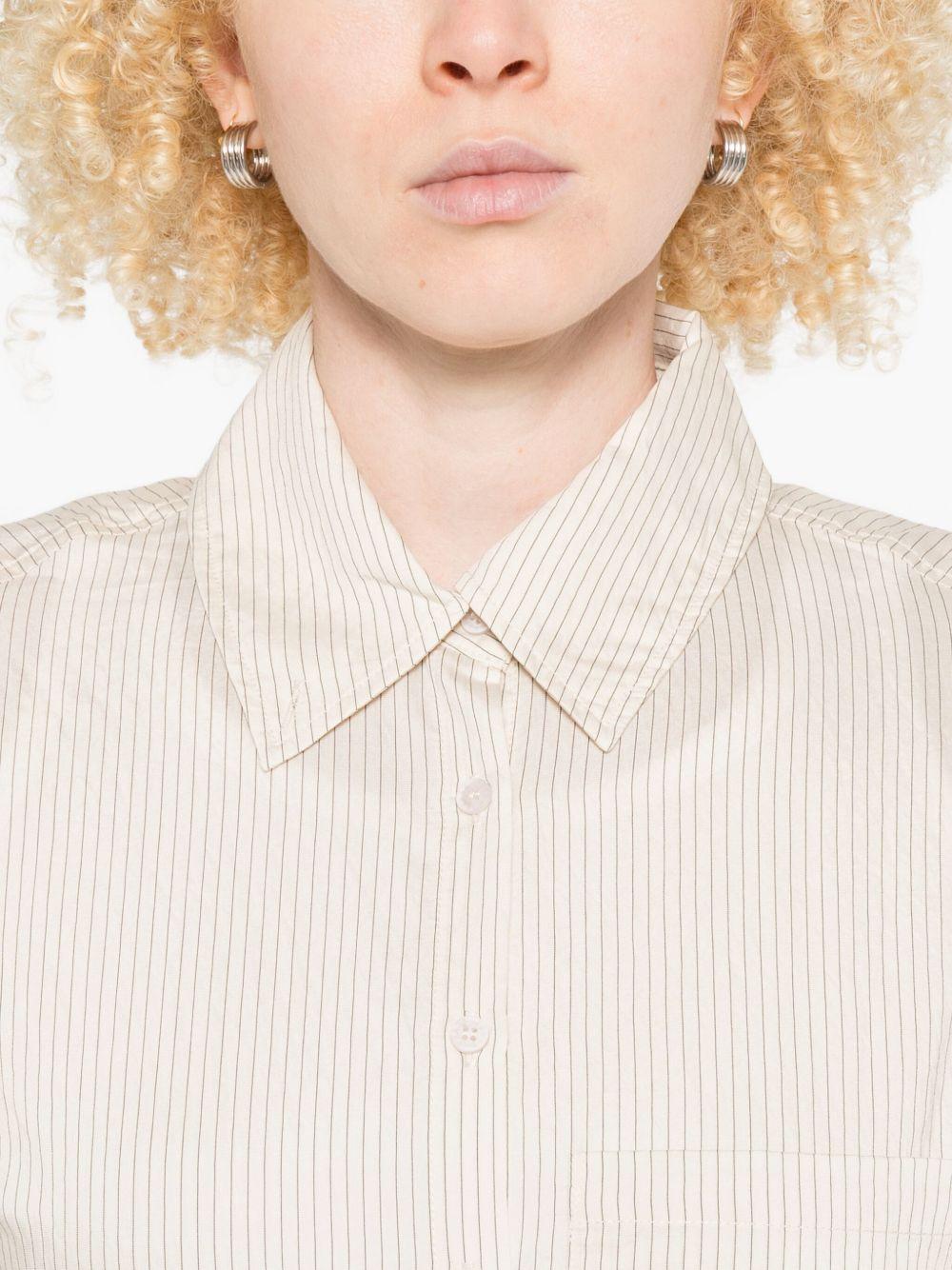 YERSE Camicia Kanye bianca a righe