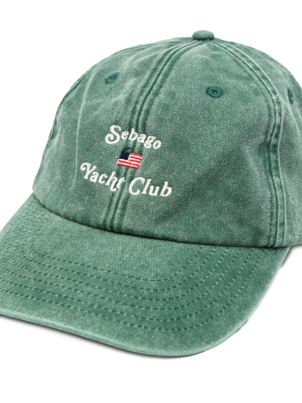 SEBAGO Cappello da baseball in cotone con ricamo