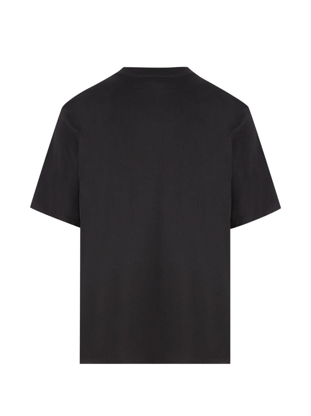 THE NORTH FACE T-shirt girocollo a maniche corte nera con logo bianco