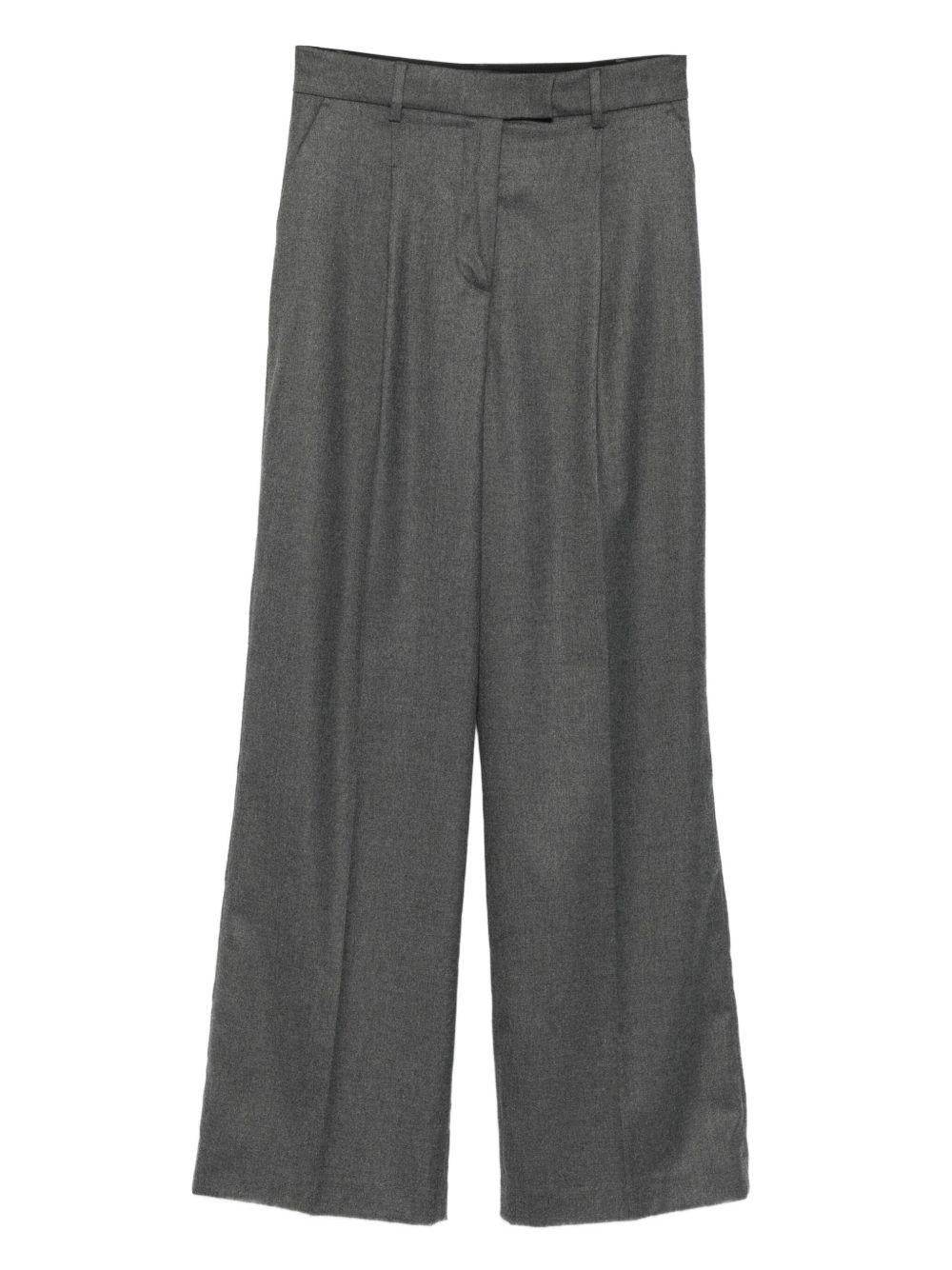 SEVENTY Pantaloni sartoriali in misto lana grigio
