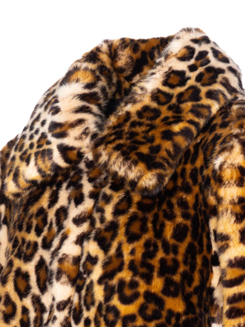 LIUJO Cappotto in ecopelliccia animalier