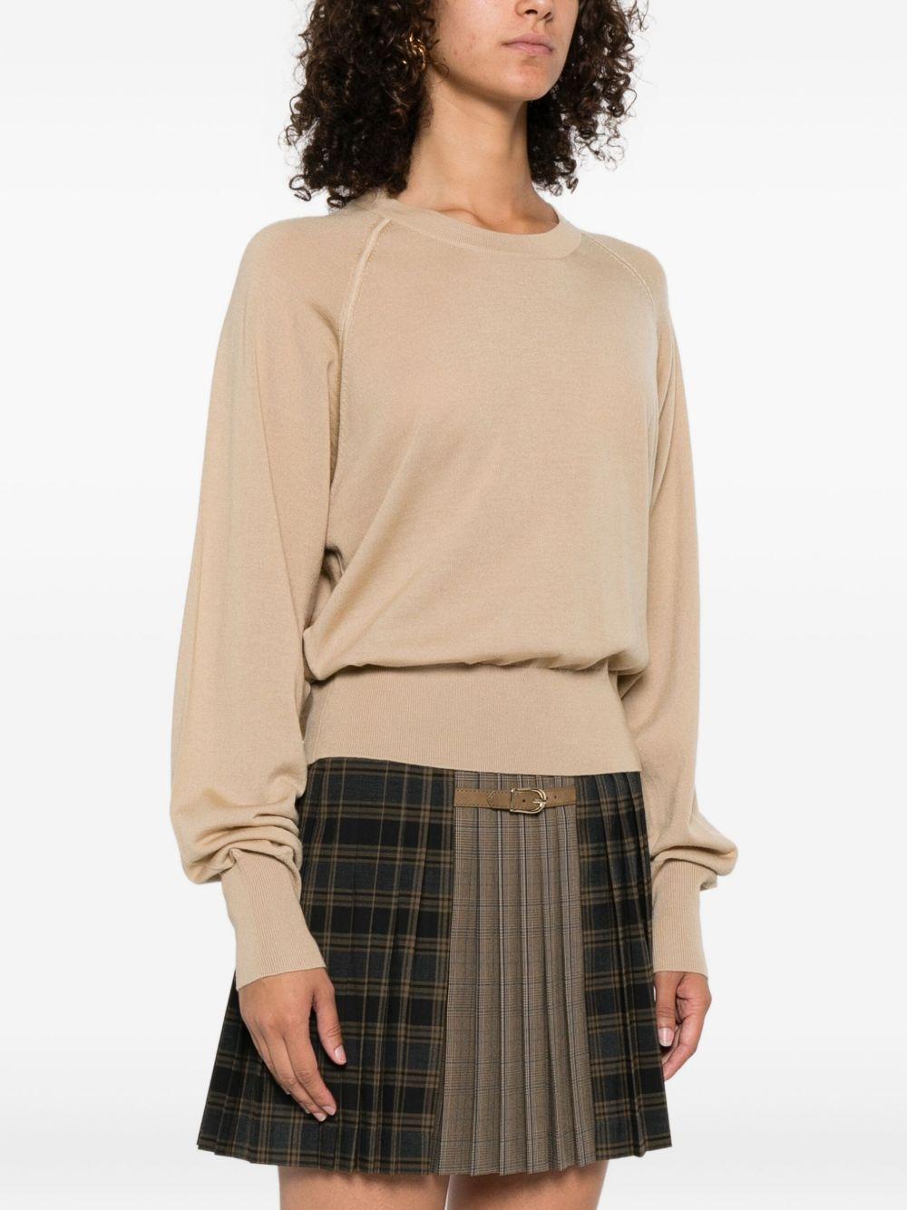 PINKO Maglia girocollo 'Lanzarote' in lana beige