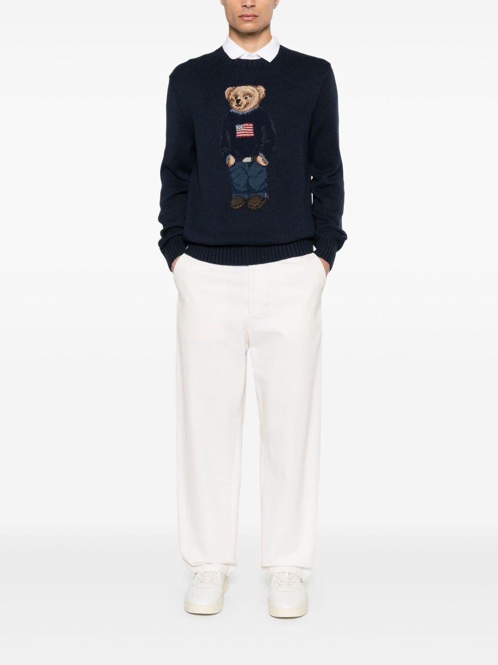 POLO RALPH LAUREN Maglia girocollo con Teddy Bear
