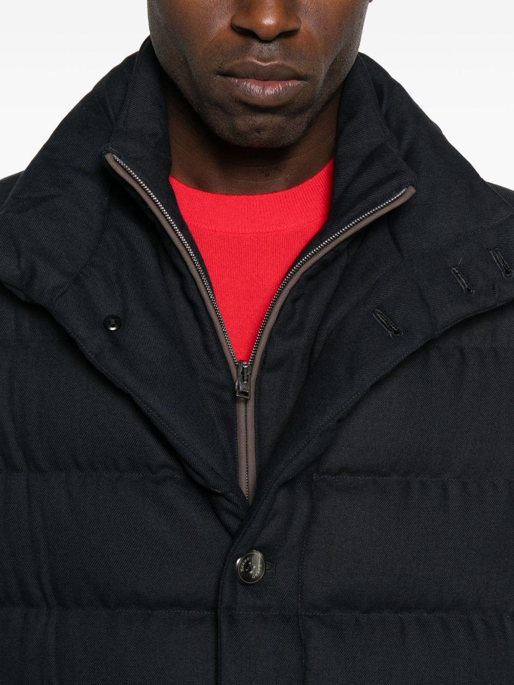 HERNO Piumino trapuntato blu