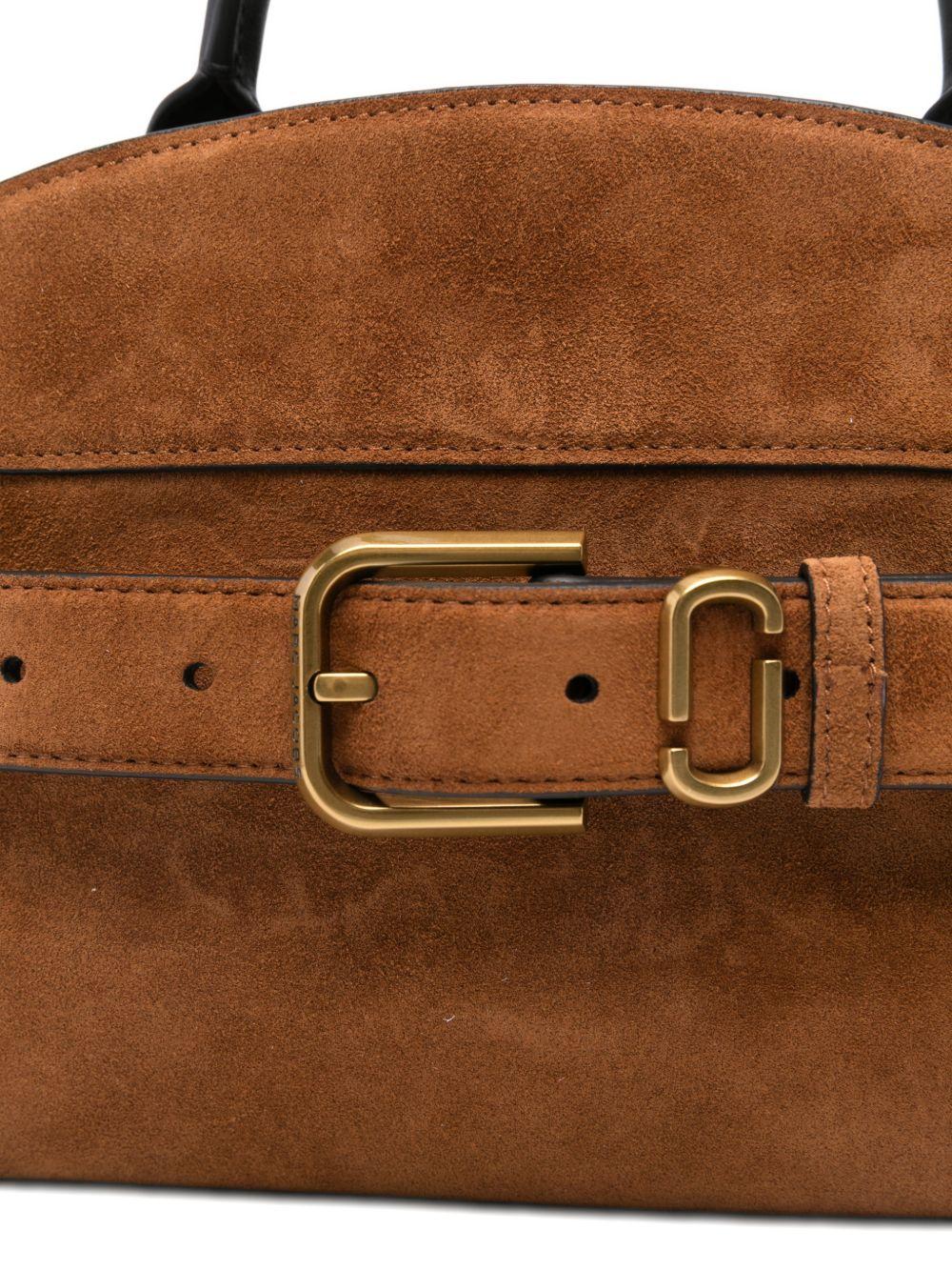 MARC JACOBS Borsa a mano tote in suede con fibbia