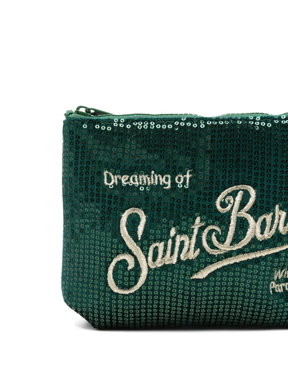 MC2 SAINT BARTH Pochette 'Aline Velvet Paillettes'