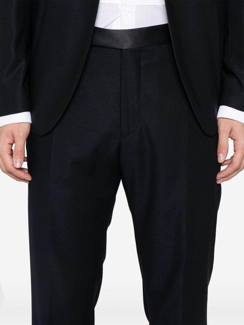 TAGLIATORE Abito monopetto blu in lana vergine