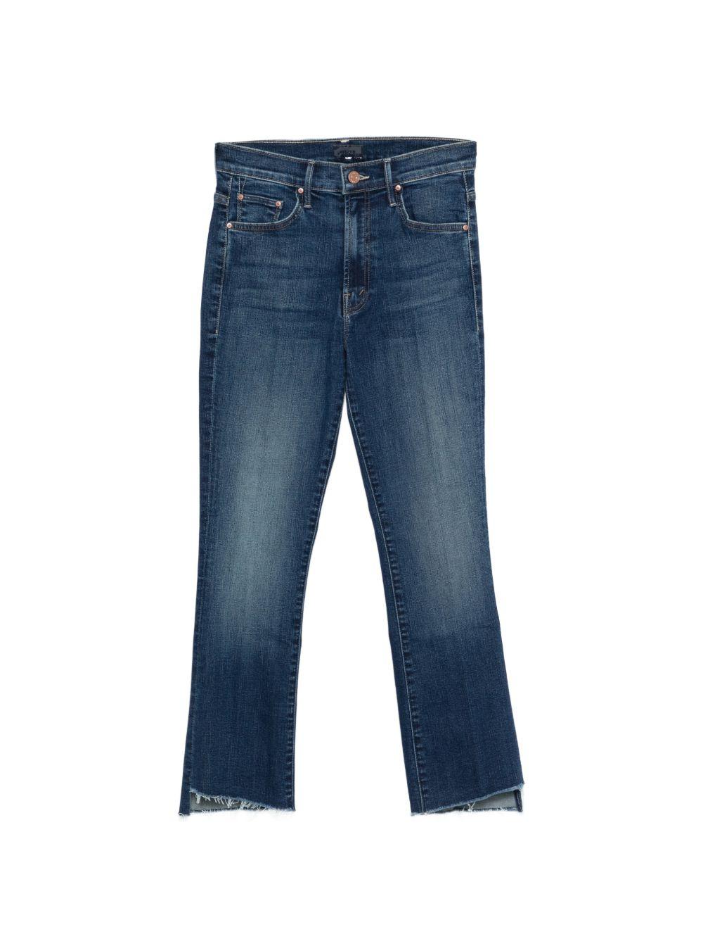 MOTHER Blu jeans The Insider Crop Step Fray
