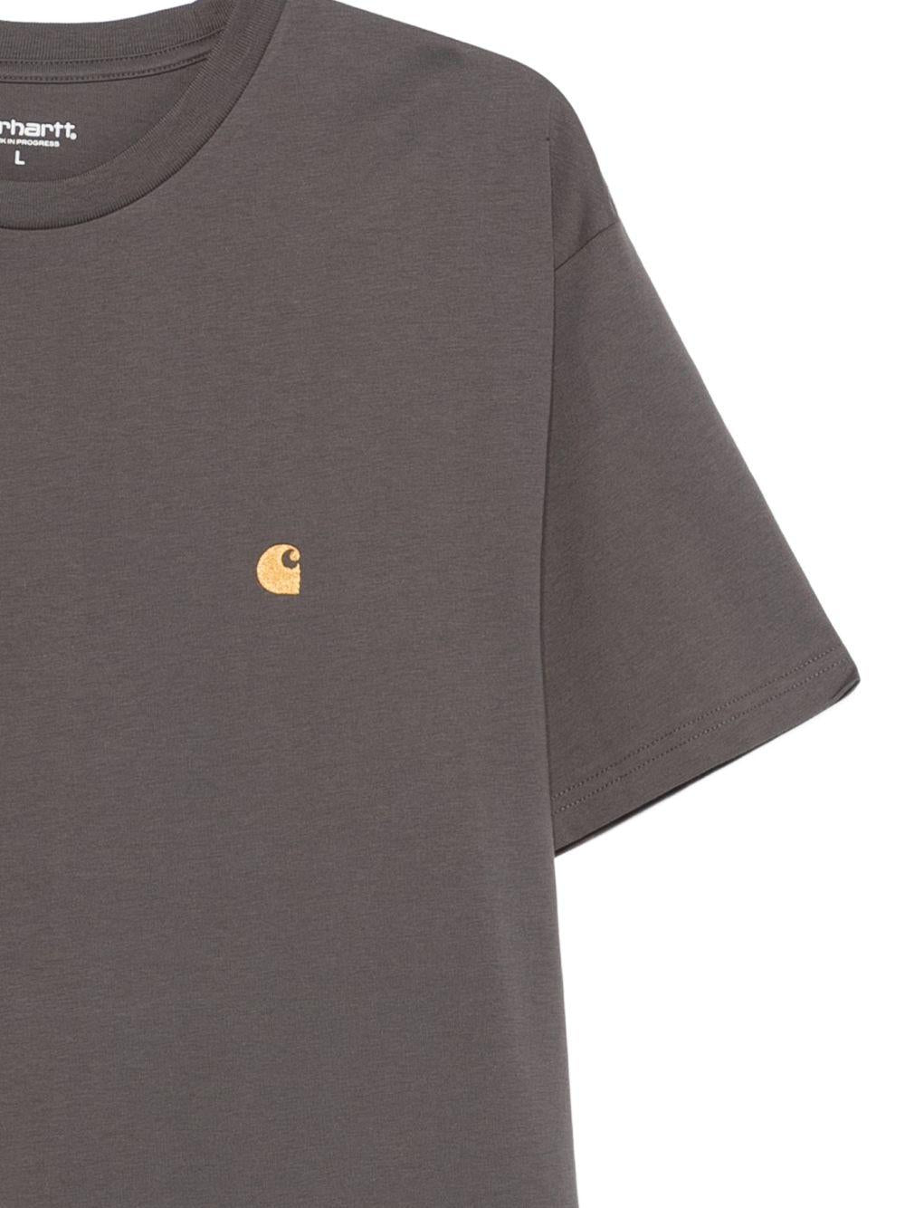 CARHARTT WIP T-shirt in cotone grigio