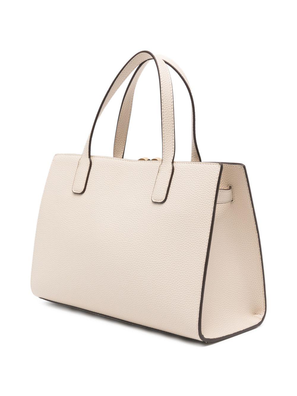 LOVE MOSCHINO Borsa a mano avorio in ecopelle con tracolla