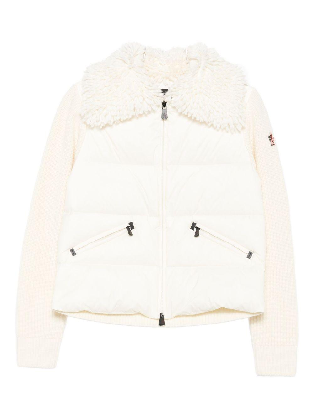 MONCLER GRENOBLE Cardigan con inserti imbottiti