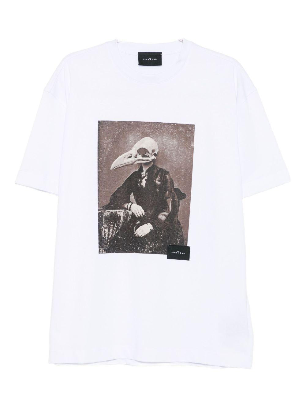 JOHN RICHMOND T-shirt girocollo con stampa