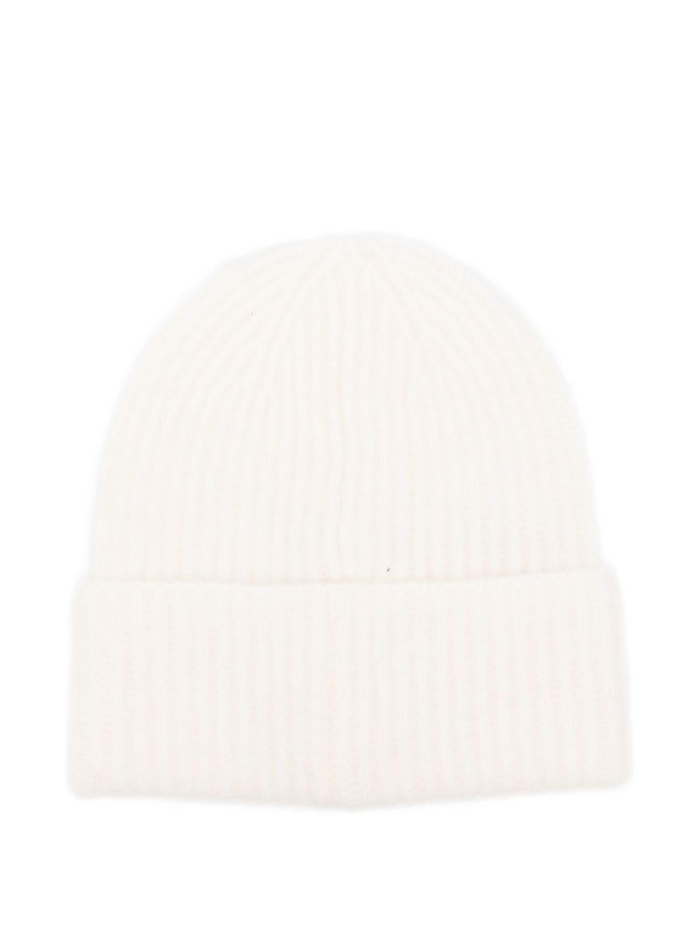 MC2 SAINT BARTH Berretto bianco 'Moss Alpaca'