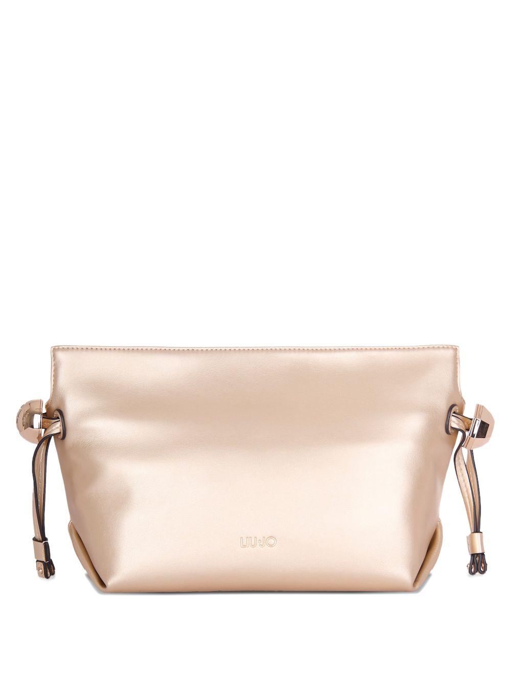 LIUJO Borsa a secchiello rosa metallizzato