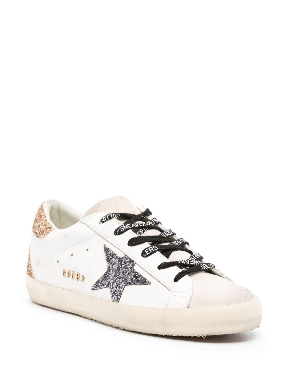 GOLDEN GOOSE Sneakers Super-Star con dettagli glitter
