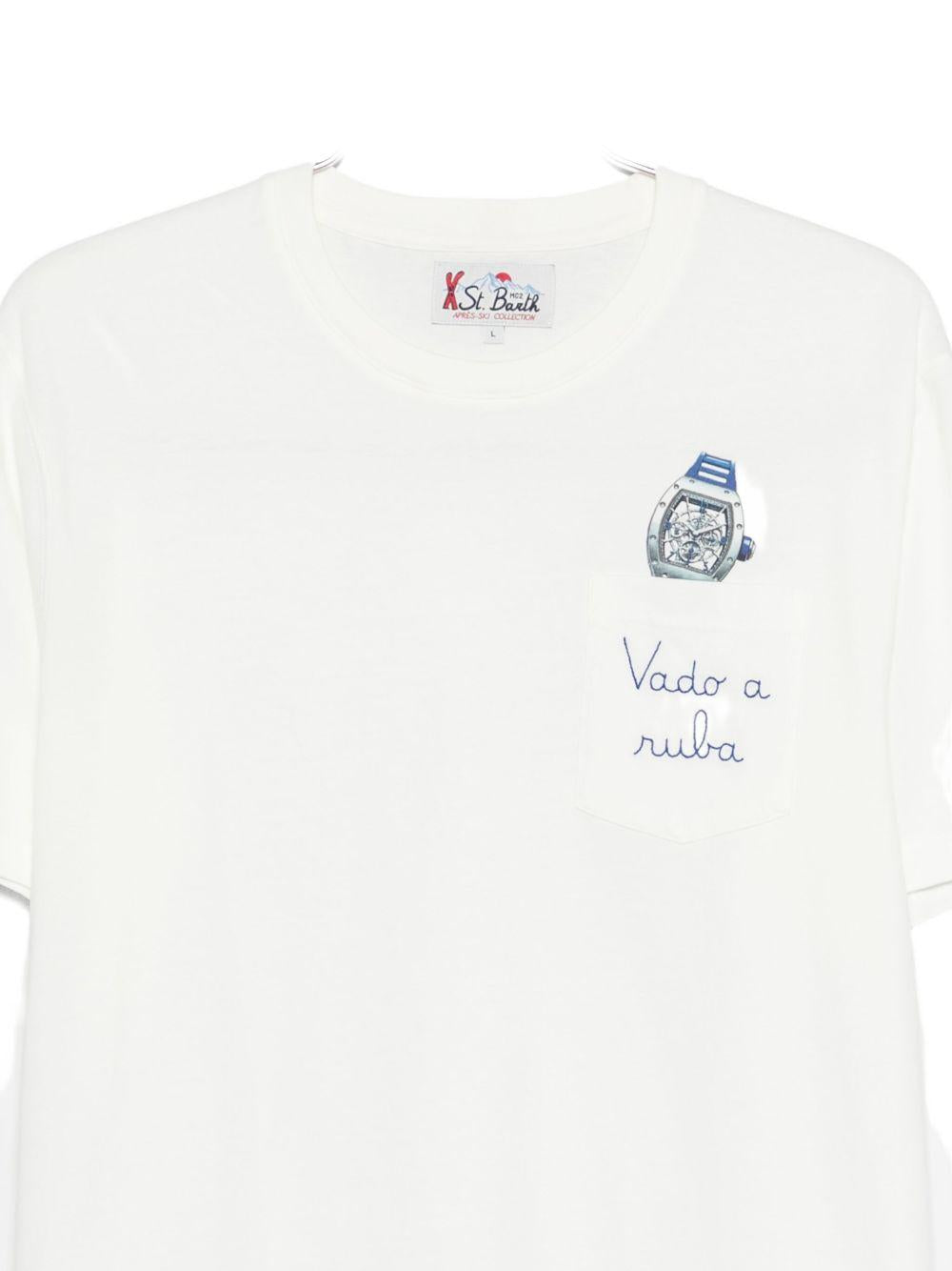 MC2 SAINT BARTH T-shirt 'Connor' in cotone bianco