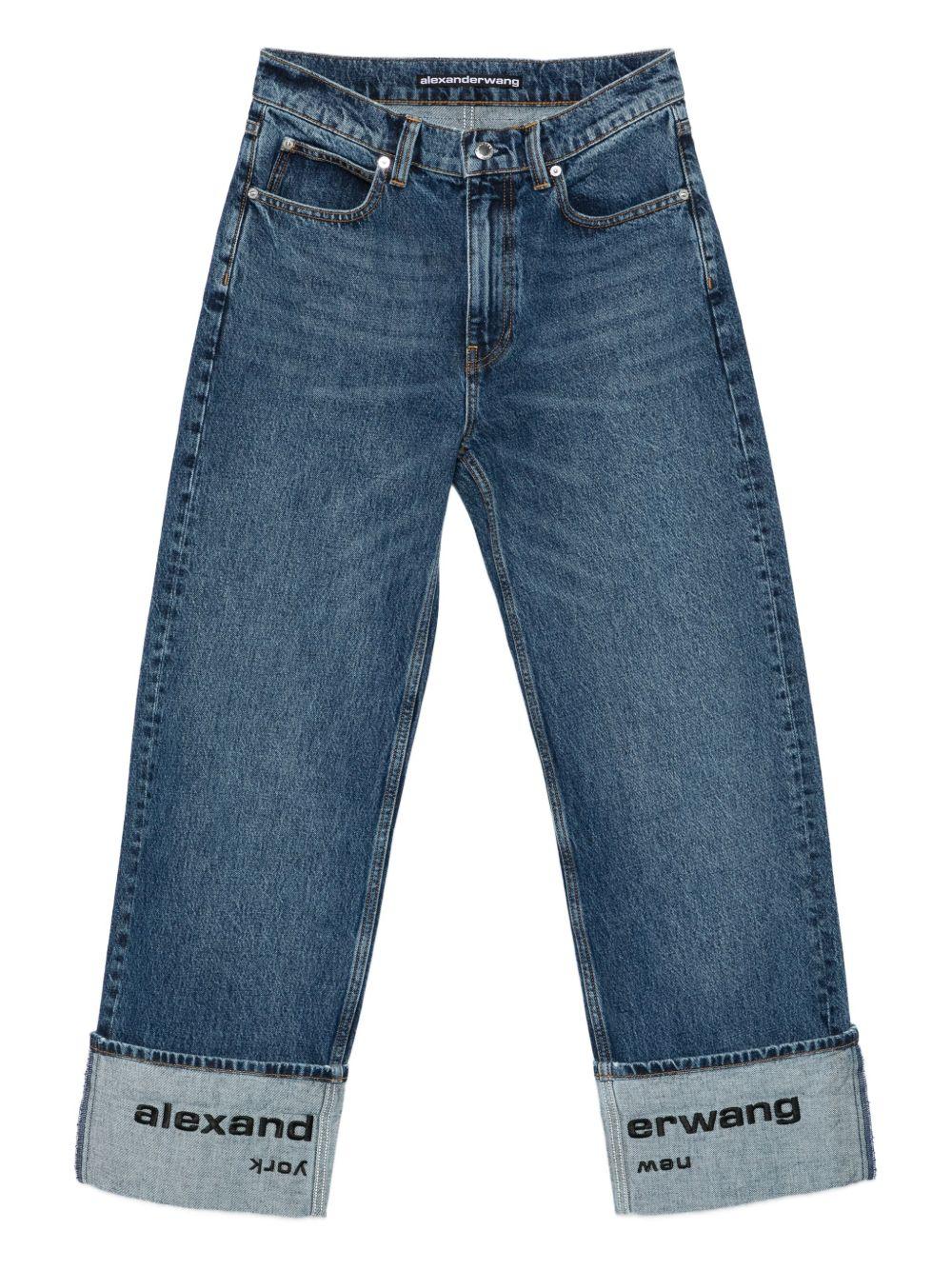 ALEXANDER WANG Jeans con logo