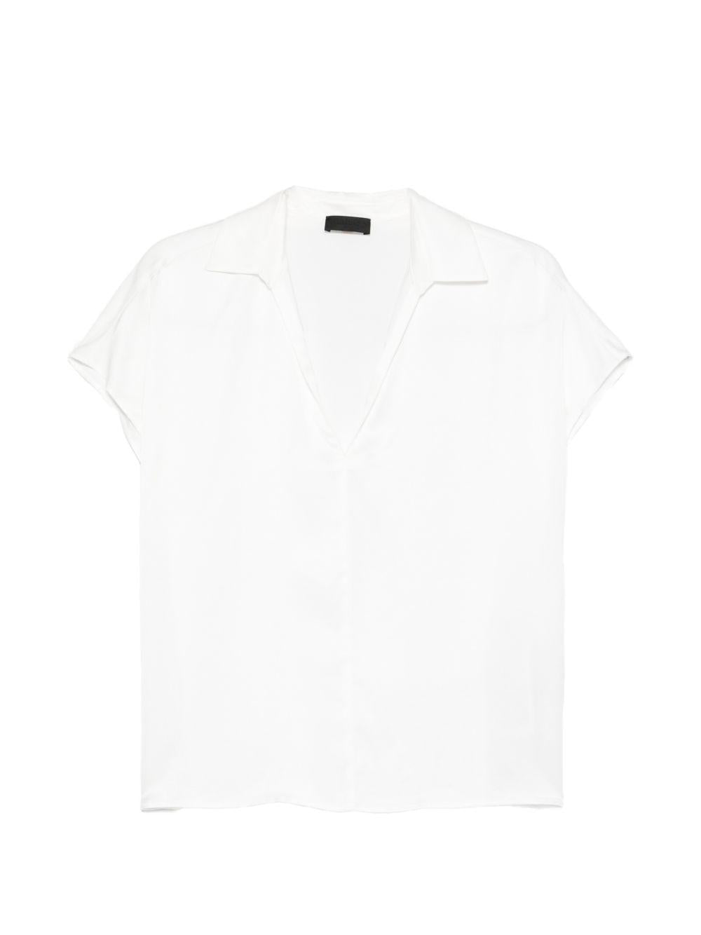 LIUJO Polo bianca a maniche corte