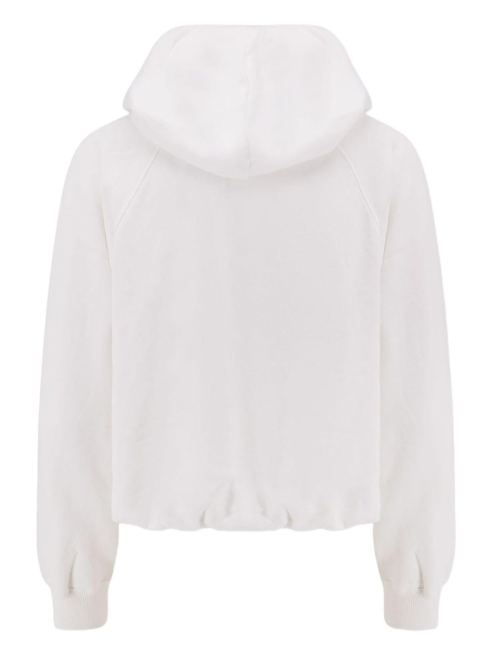 POLO RALPH LAUREN Felpa logo Polo con cappuccio in cotone bianco