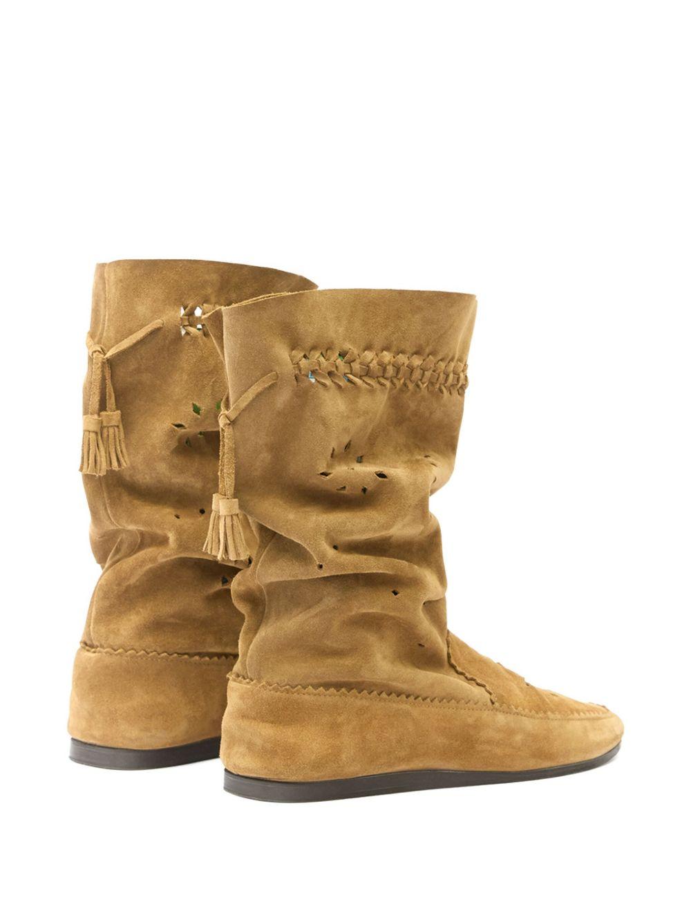 ISABEL MARANT Stivali Welky in pelle scamosciata