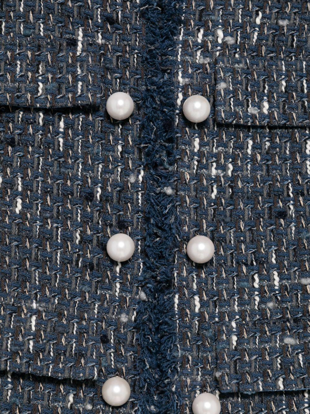 LIUJO Giacca blu con chiusura frontale a bottoni