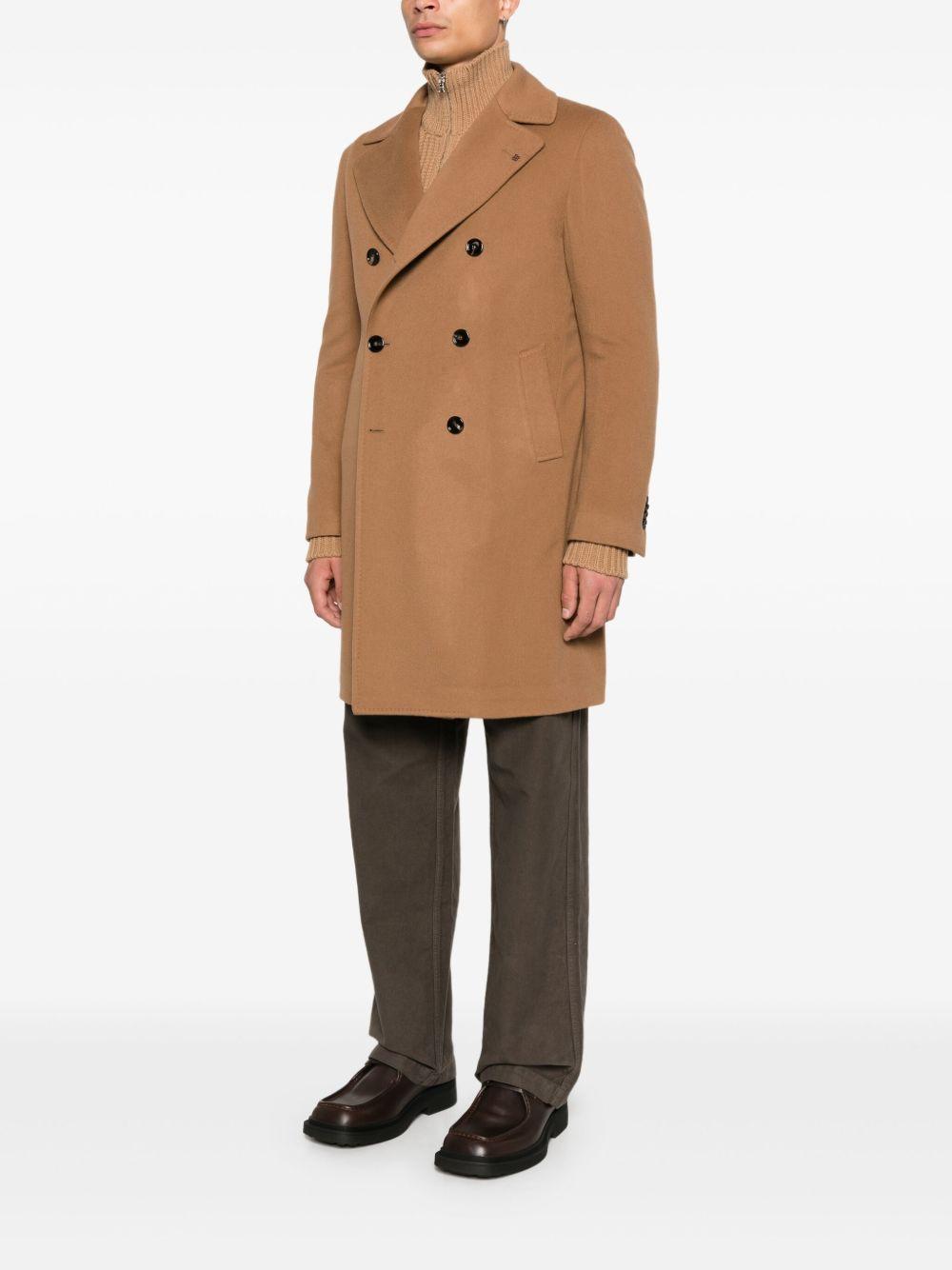 TAGLIATORE Cappotto lungo in lana vergine misto cashmere