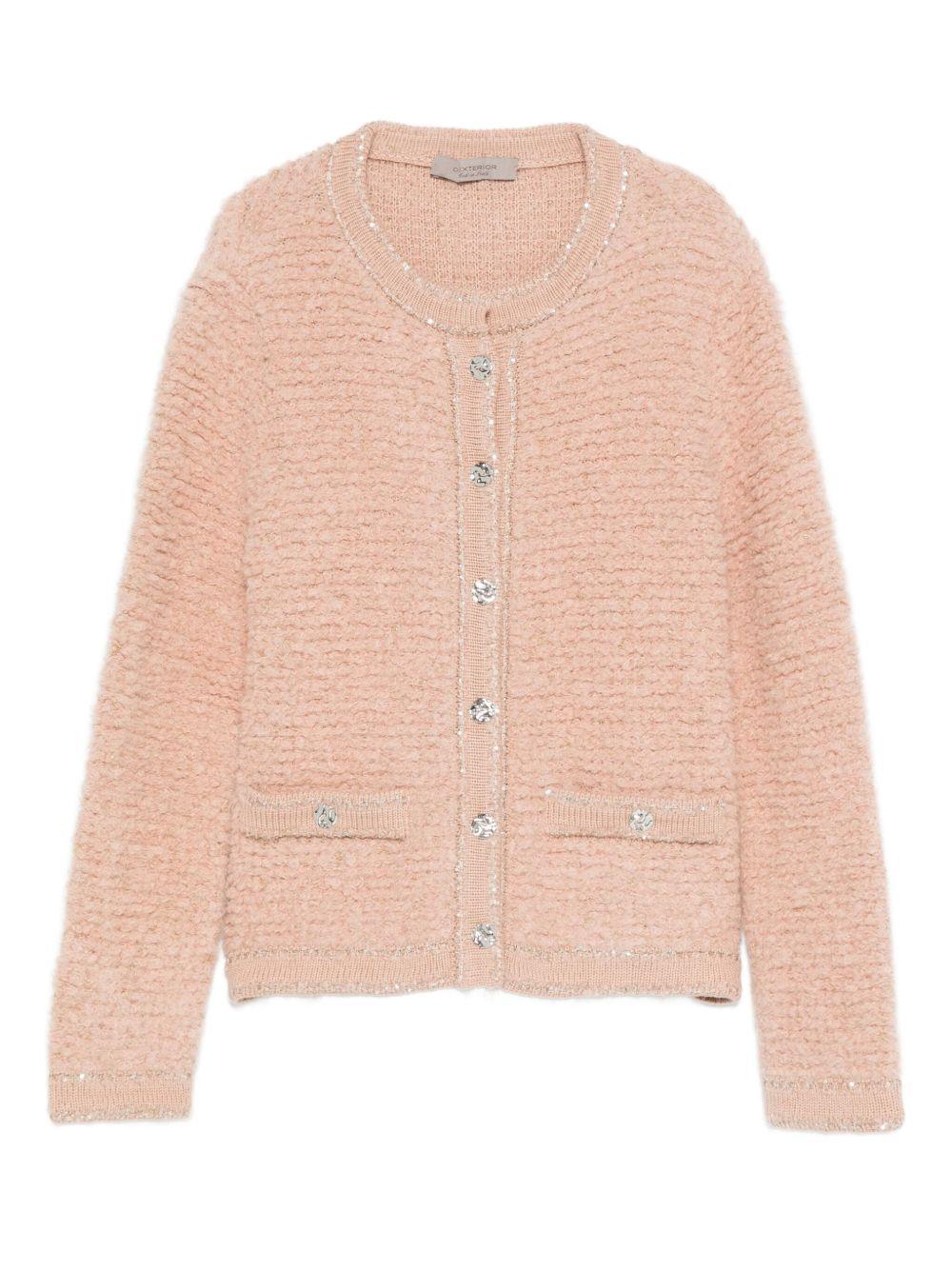 D EXTERIOR Cardigan rosa chiaro