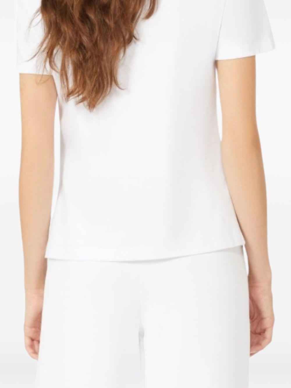 MAX MARA T-shirt a maniche corte Mxpmadia in cotone bianco