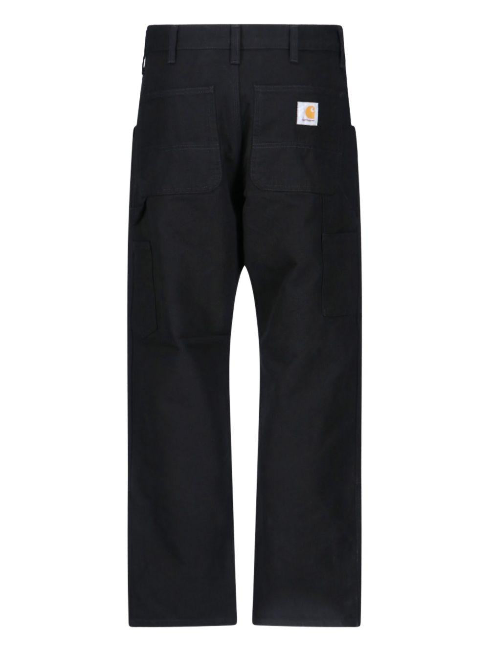 CARHARTT WIP Jeans dritto unisex in cotone nero