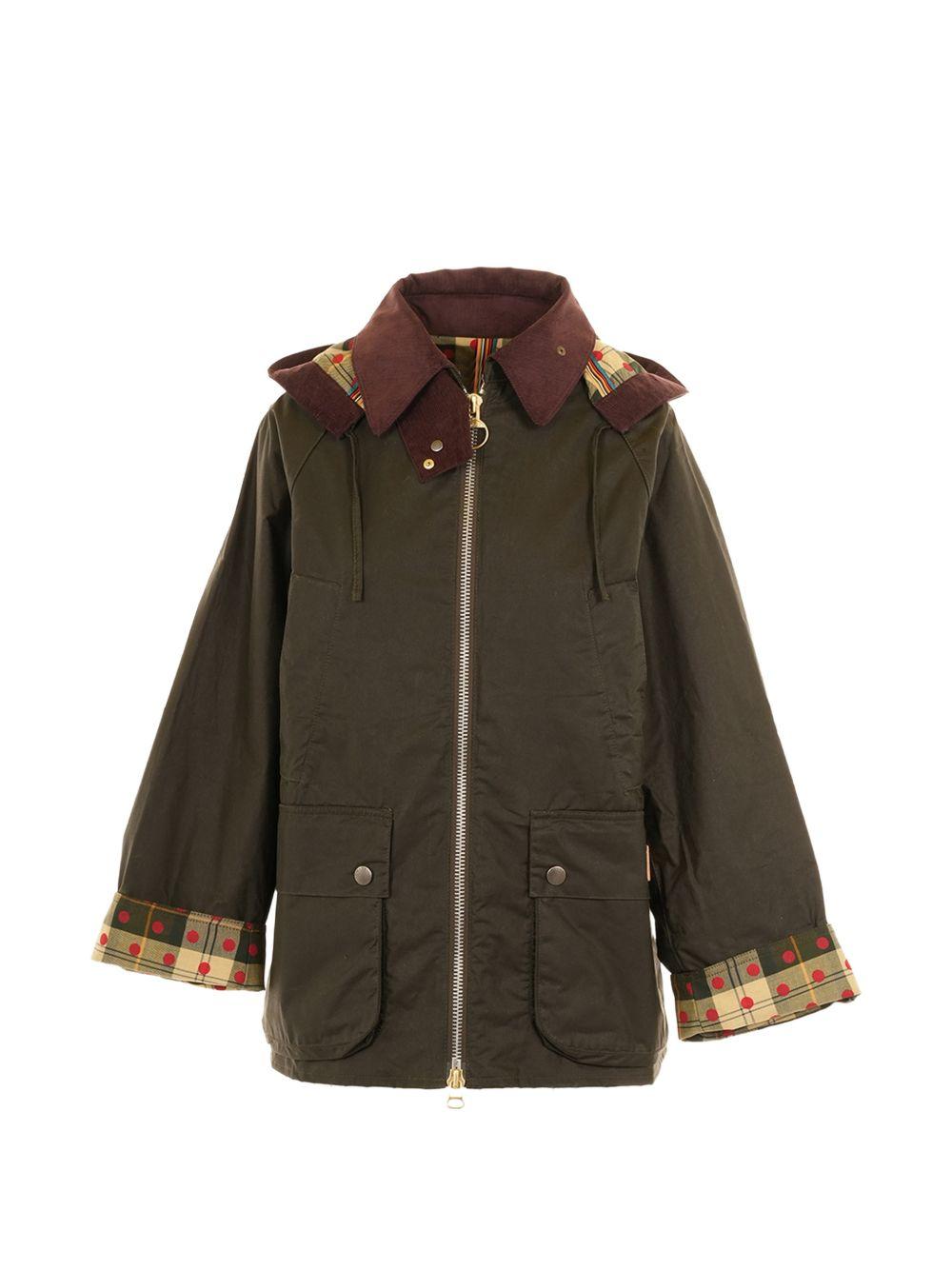 BARBOUR Giacca Bedale verde Paul Smith loves Barbour