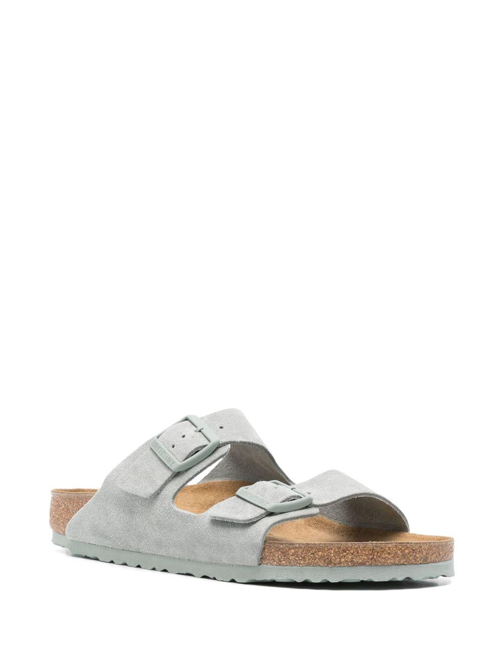 BIRKENSTOCK Ciabatte 'Arizona' in camoscio salvia