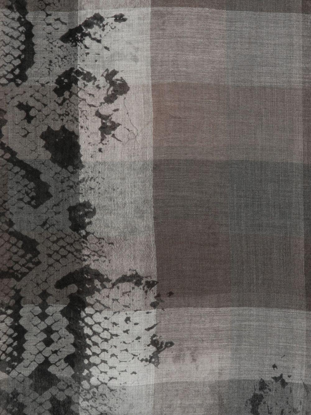 FALIERO SARTI Sciarpa 'Vittoriana' grigia in lana e cashmere