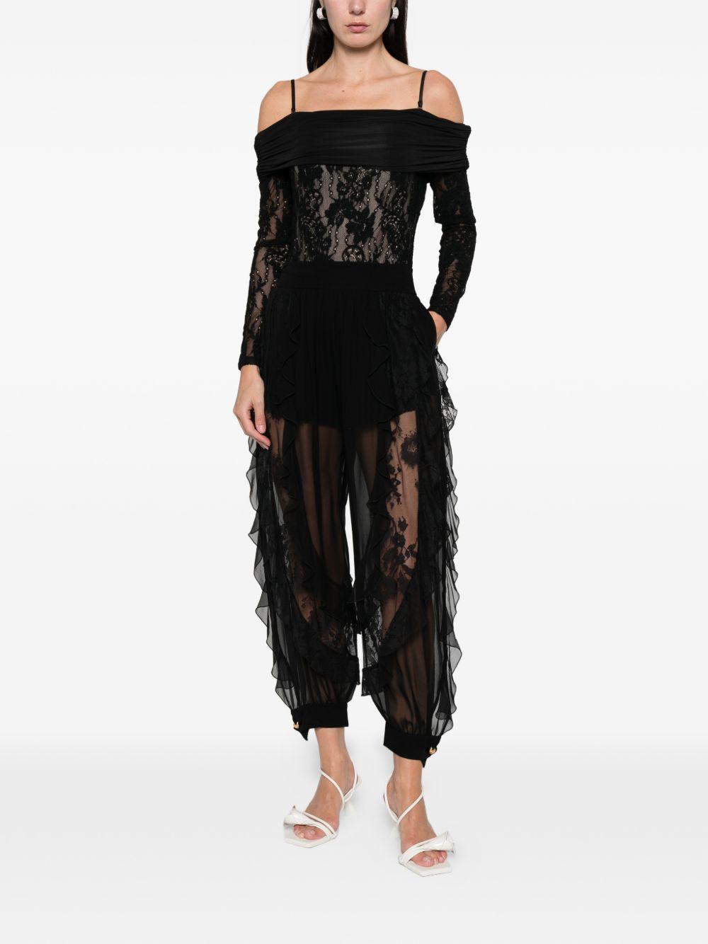 ZIMMERMANN Body in pizzo nero