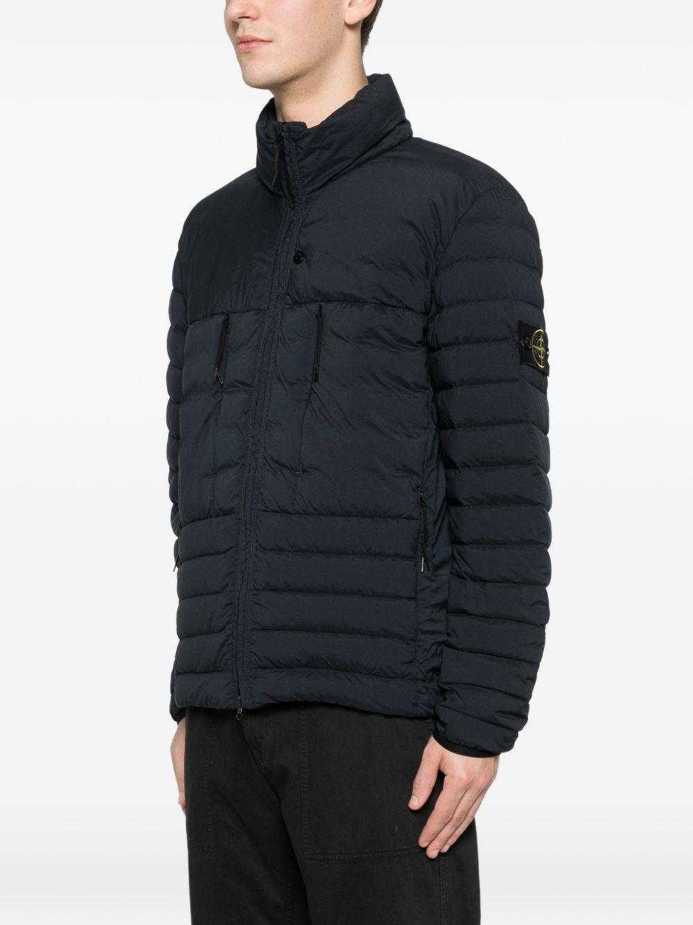 STONE ISLAND Piumino trapuntato blu navy