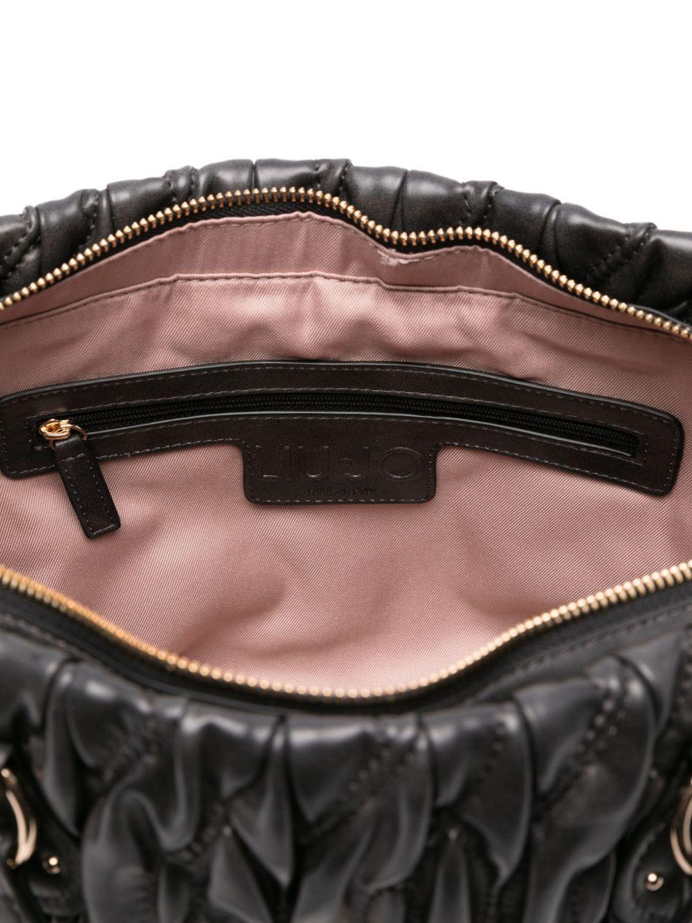 LIUJO Borsa nera plissettata