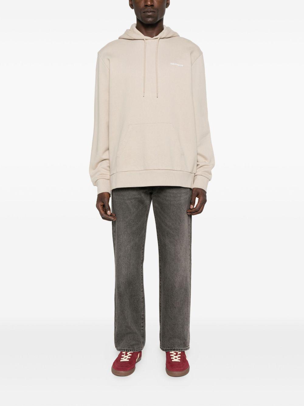 CARHARTT WIP Felpa beige con cappuccio