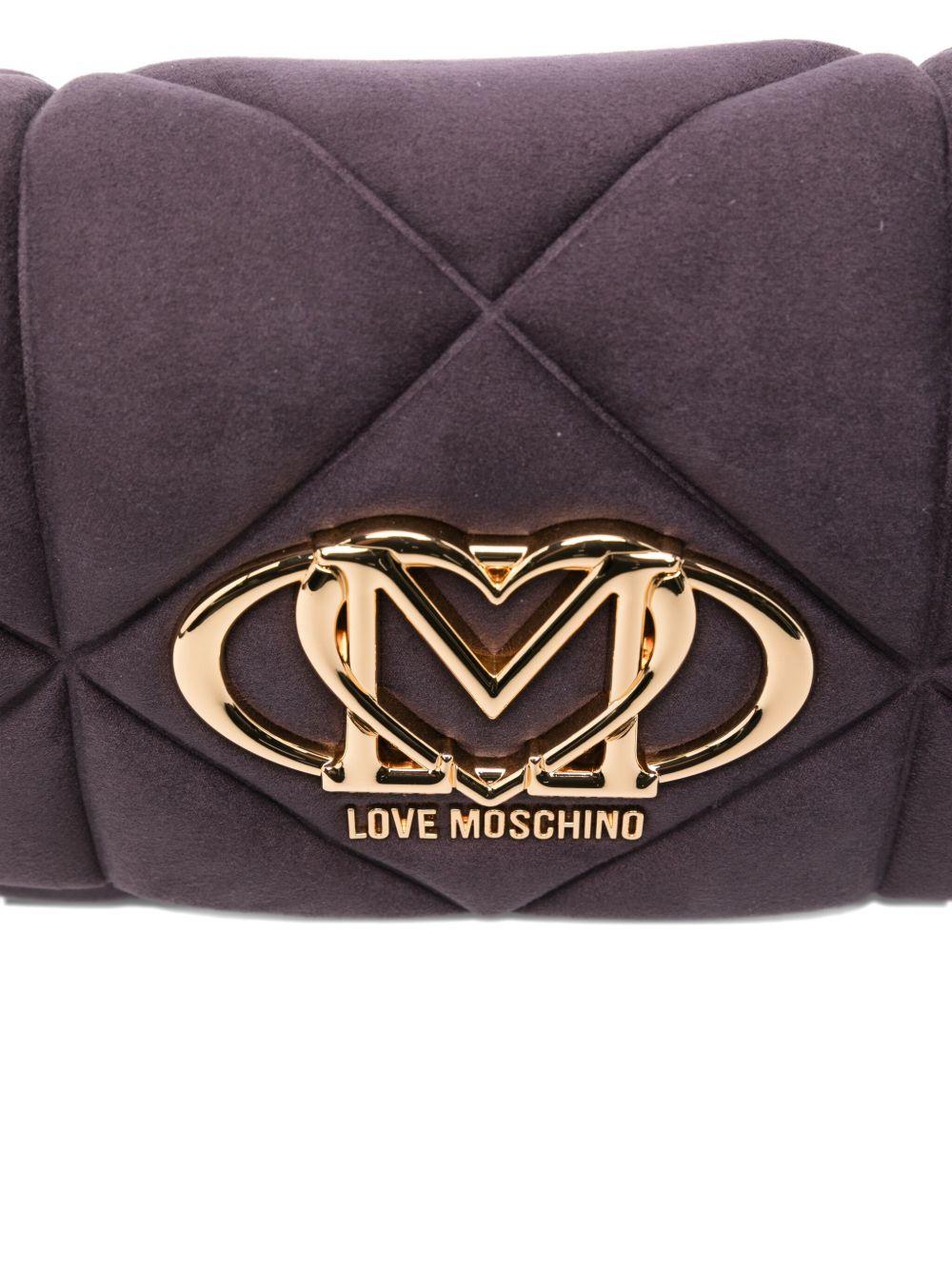 LOVE MOSCHINO Borsa a tracolla matelassé viola