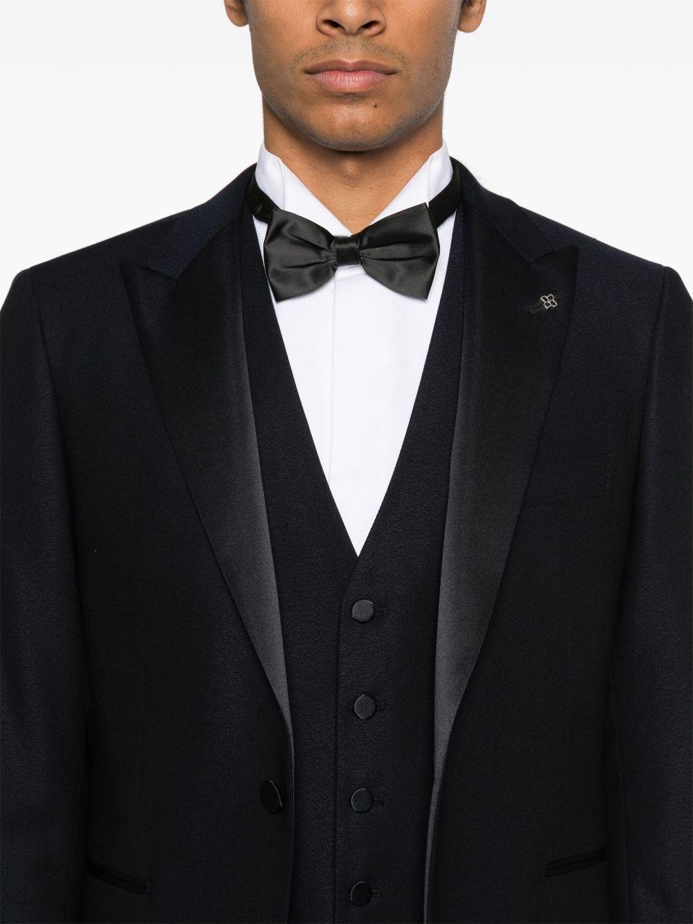 TAGLIATORE Completo blu navy con gilet giacca e pantaloni