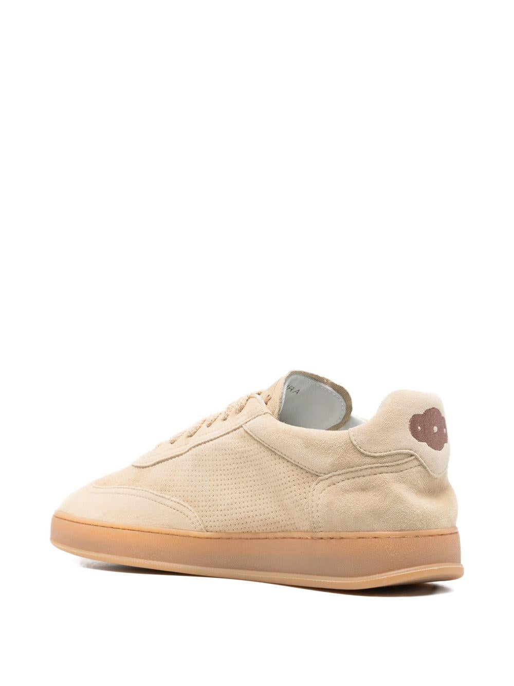 SOLDINI 80 Sneakers Amalfi in camoscio beige