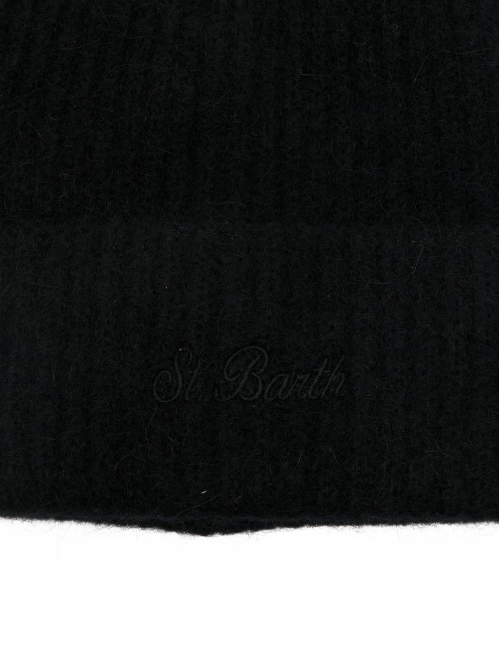 MC2 SAINT BARTH Berretto nero 'Moss Alpaca'