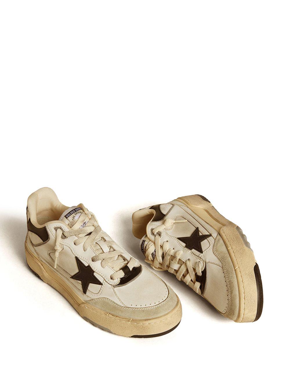 GOLDEN GOOSE Sneakers 'Forty2' in pelle bianca e marrone
