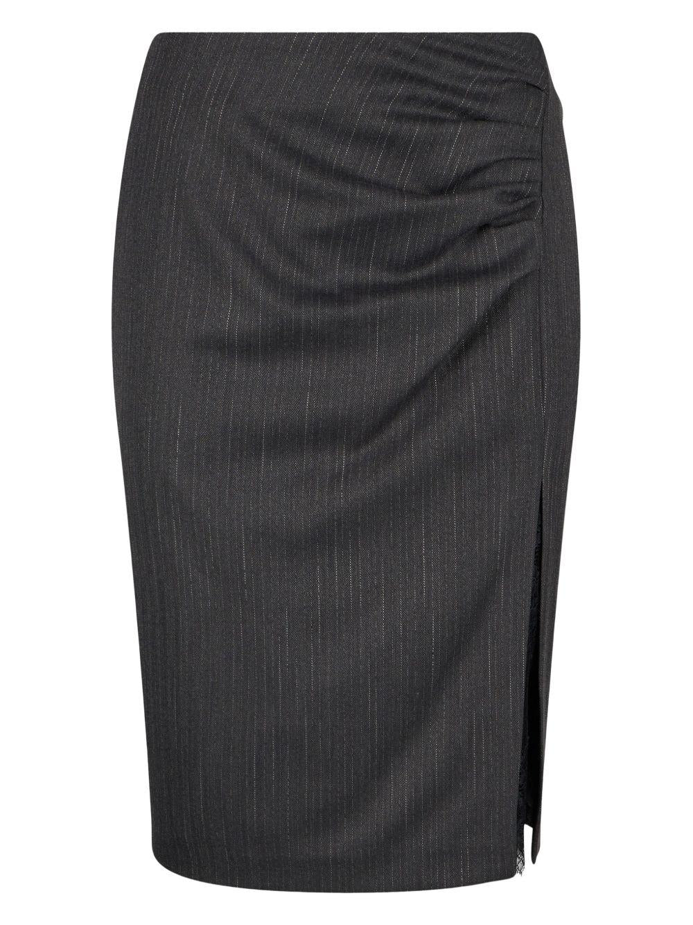 LIUJO Gonna midi con spacco