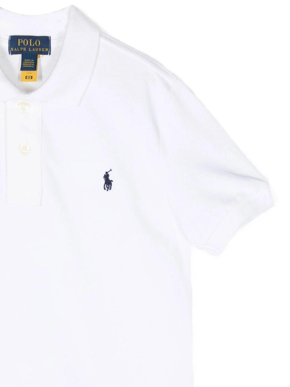 POLO RALPH LAUREN Maglietta polo bianca con logo