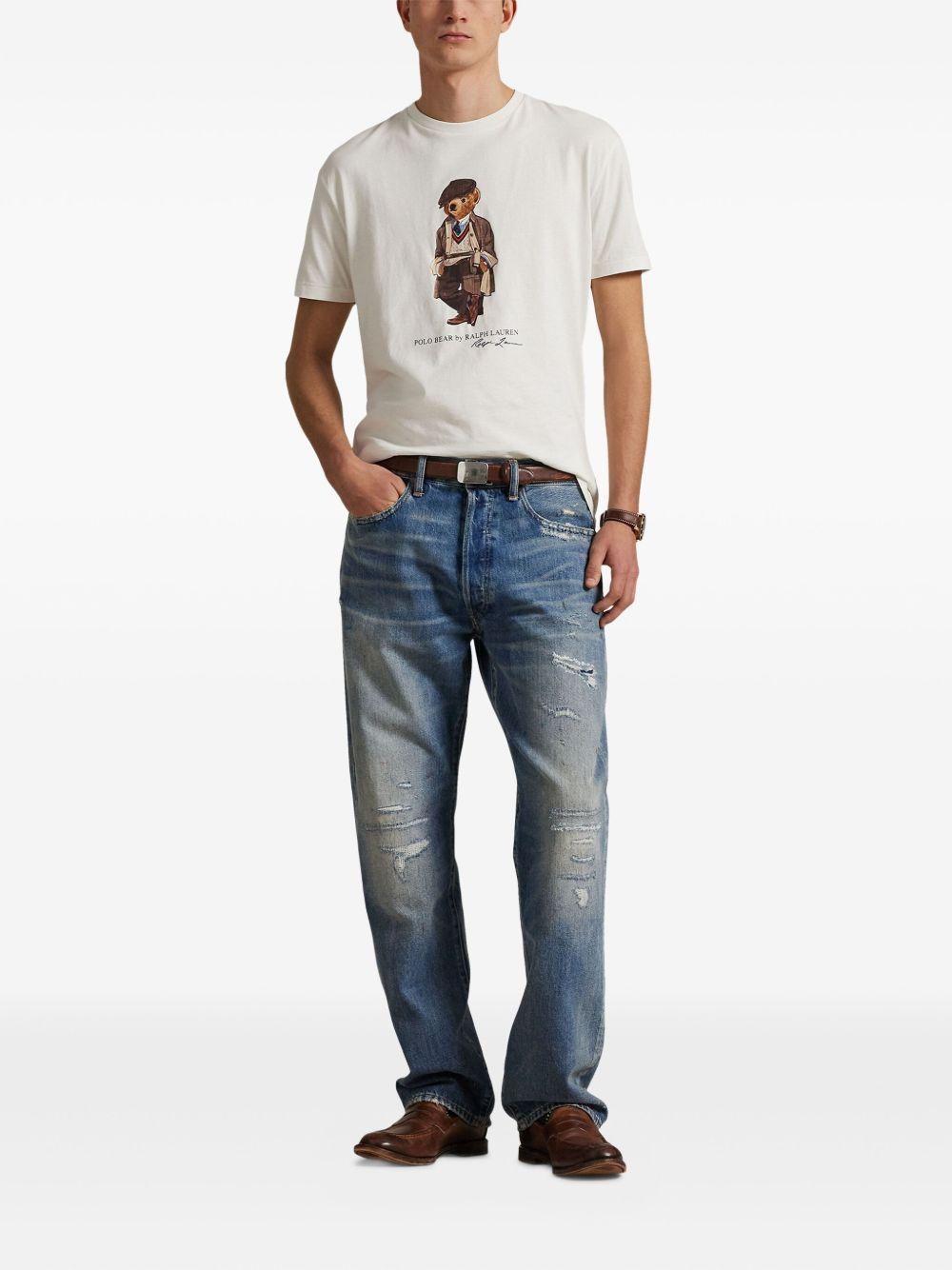 POLO RALPH LAUREN T-shirt girocollo con stampa
