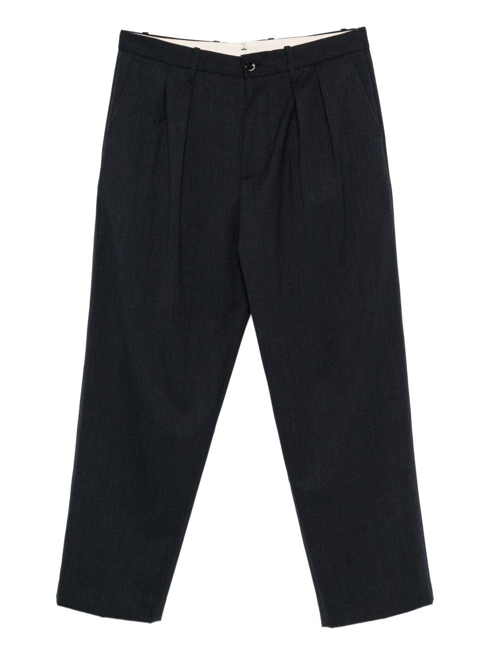 NINE IN THE MORNING Pantaloni Kai navy blu