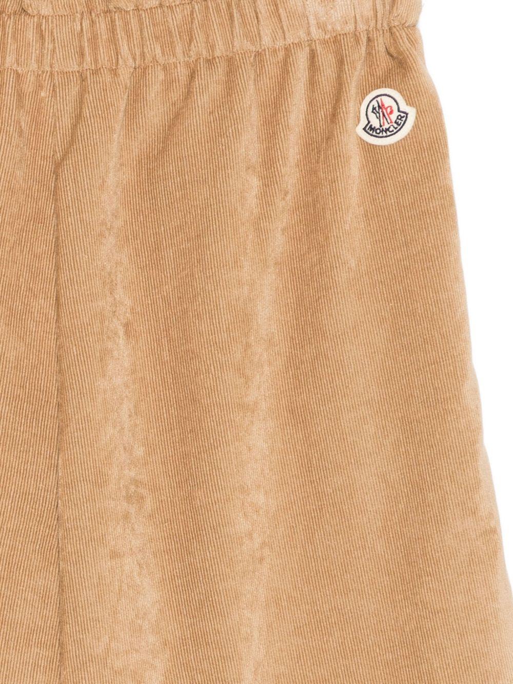MONCLER Shorts in velluto beige